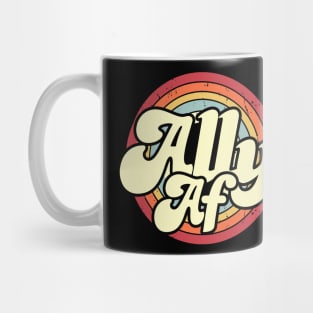 Ally AF LGBT Pride Mug